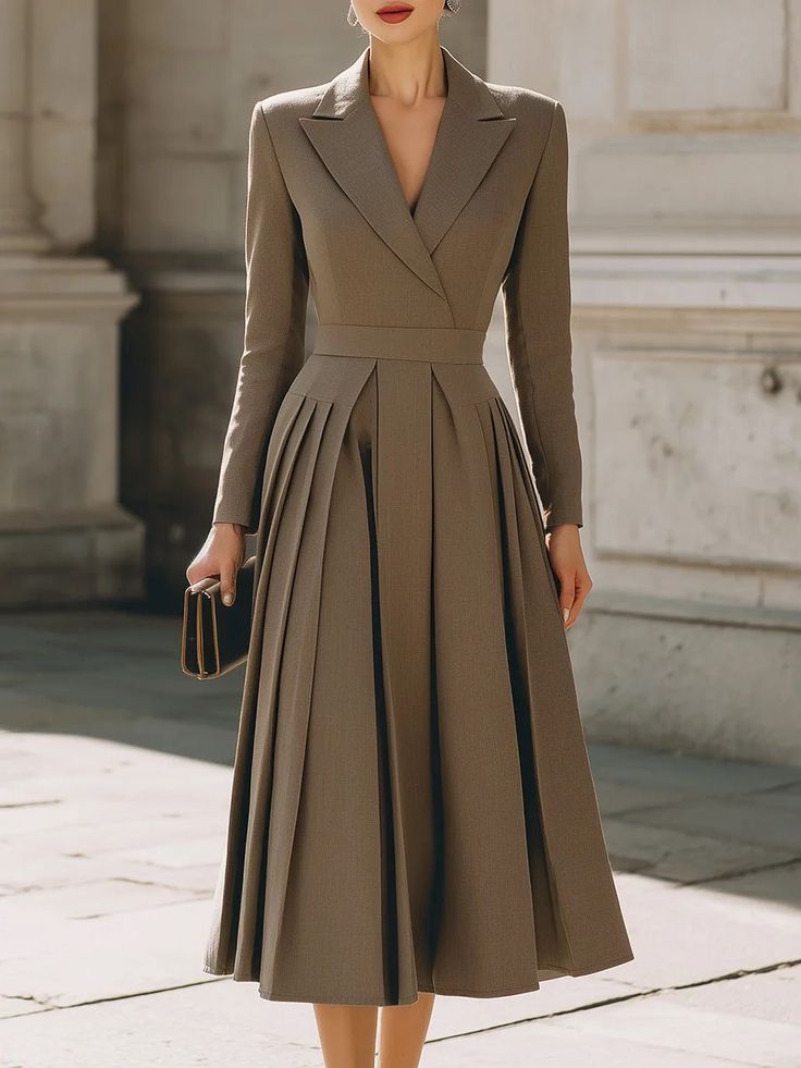  Belted Blazer Dress