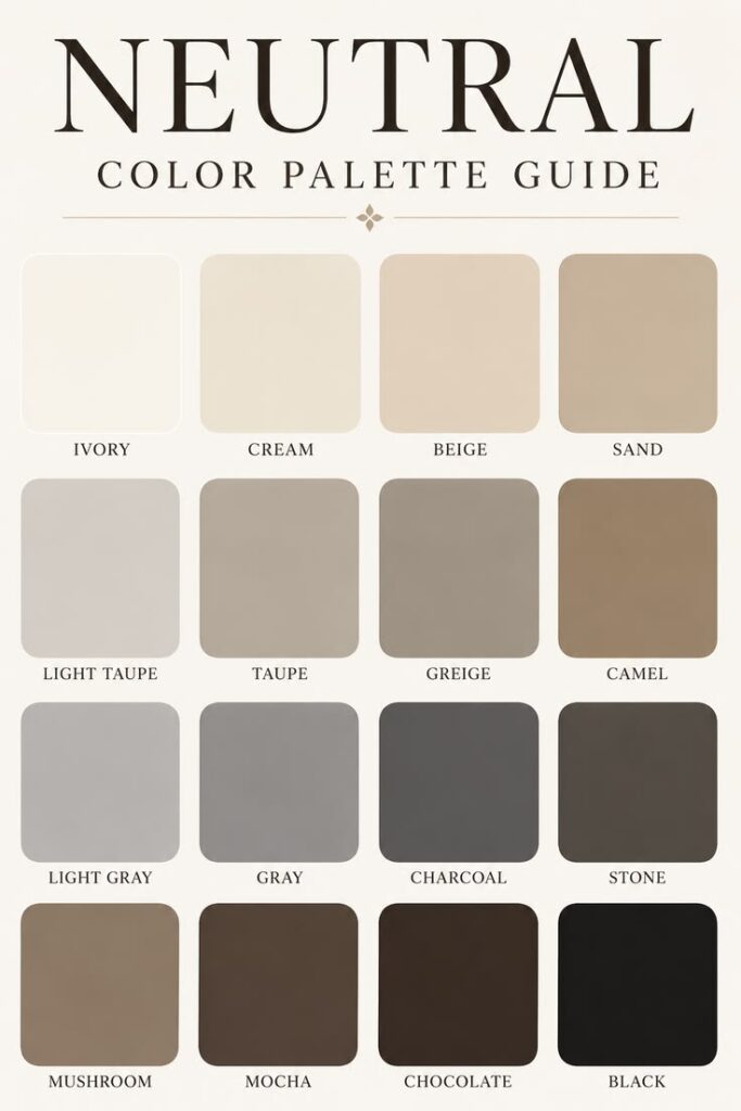 Choose Neutral Colors Before Trendy Shades