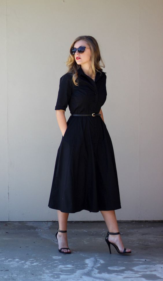 Classic Black Dress