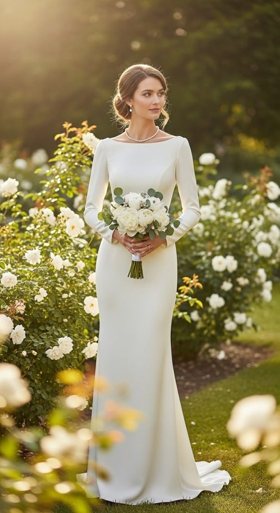 Consider a Clean Minimalist Gown