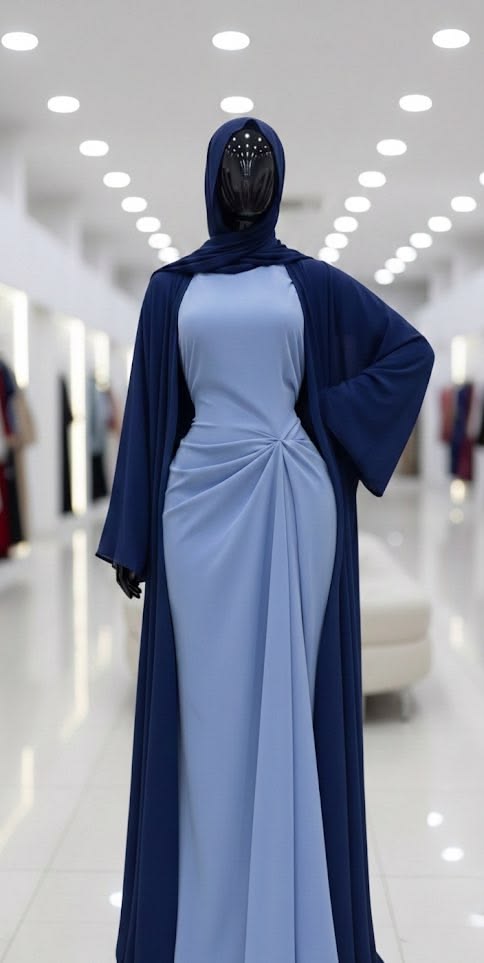 Flowy Abaya-Inspired Dress