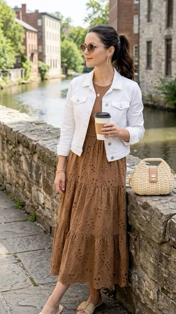 Keep Your Maxi Dress Outfit Beautifully Simple