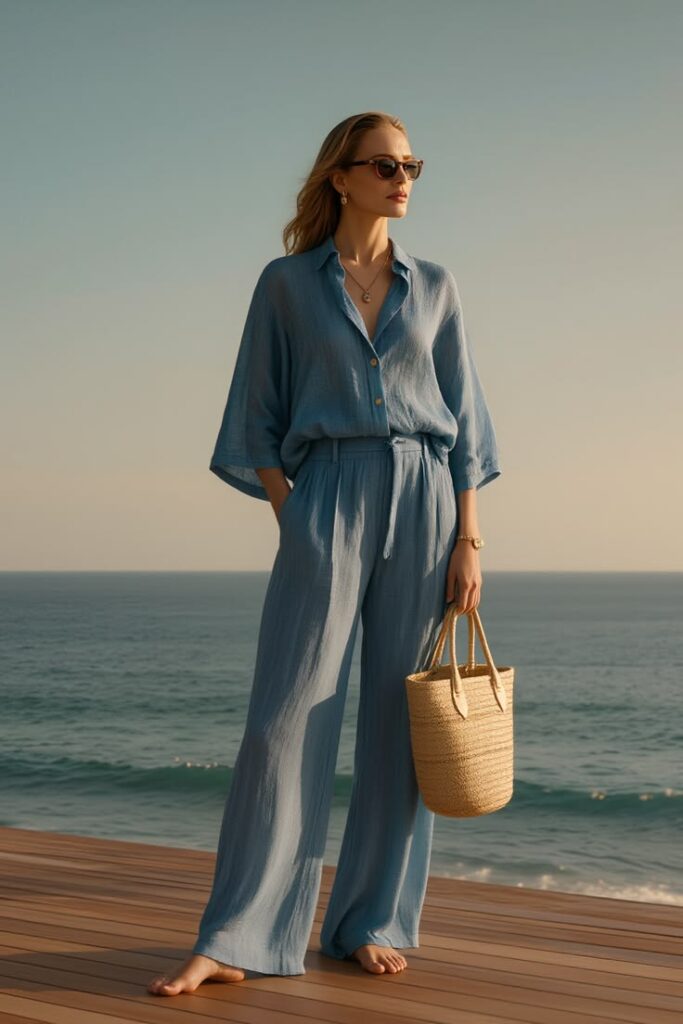 Matching Linen Co-Ord Set
