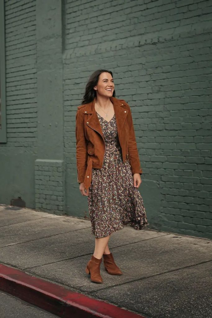 Style a Maxi Dress with Ankle Boots