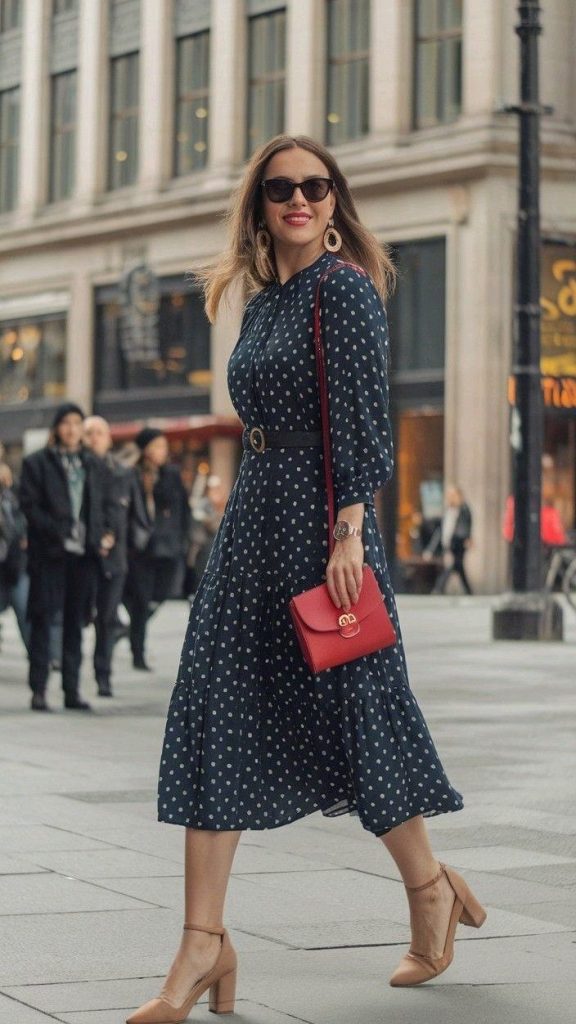 Wear a Maxi Dress with a Statement Handbag