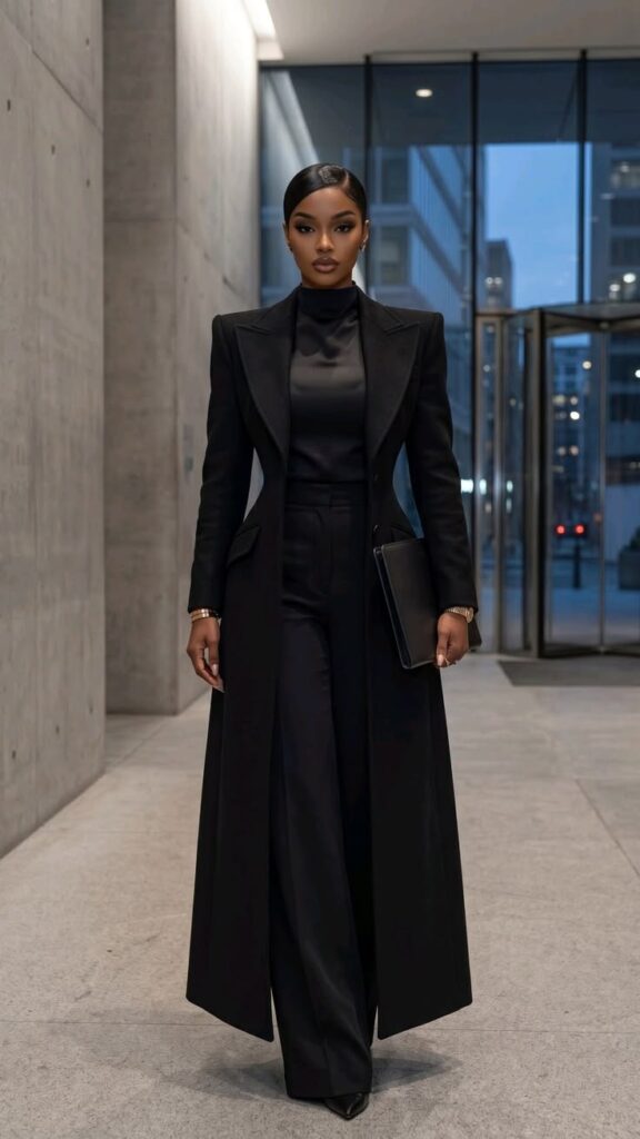 A Monochrome Power Outfit