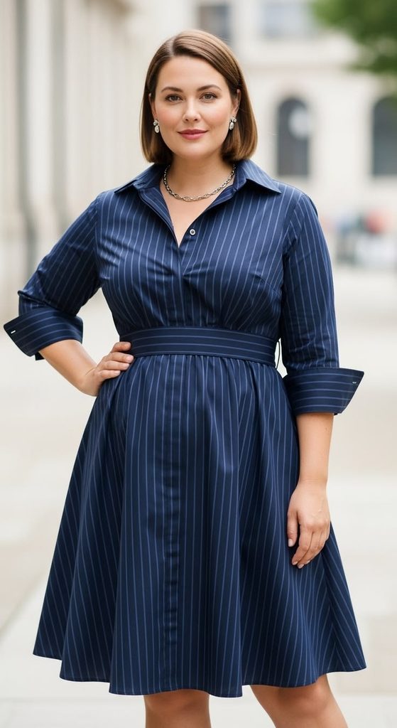 Belted Shirt Dress