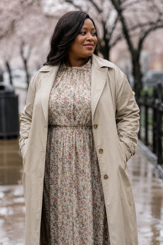 How to Make Rainy-Day Outfits More Flattering