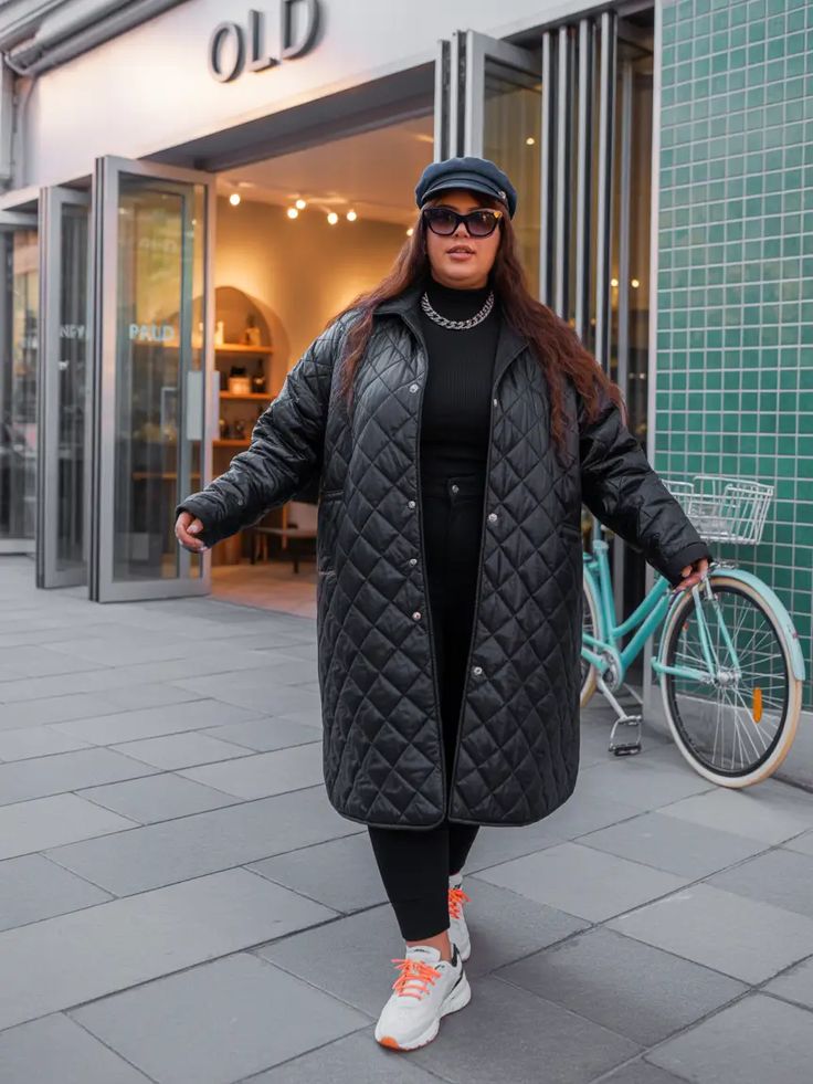  Leggings With a Long Waterproof Jacket
