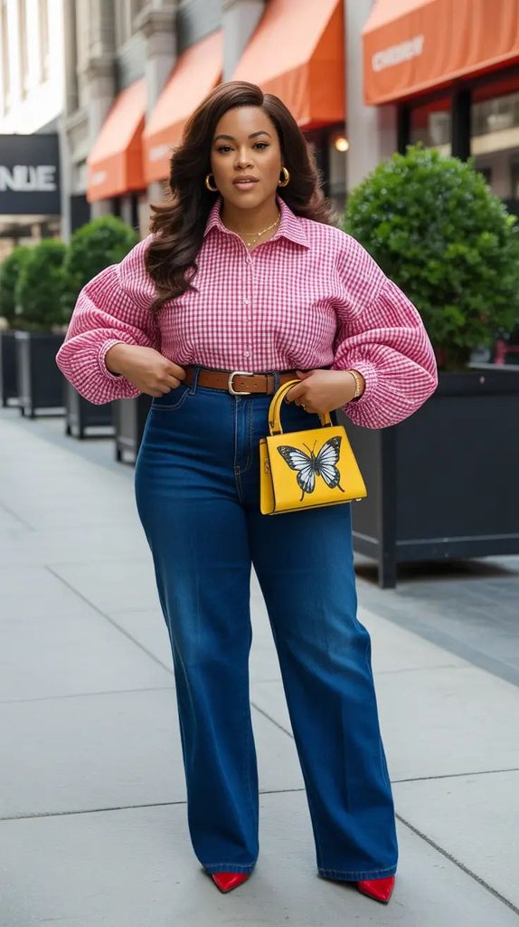 Styling Wide Leg Jeans Without Losing Your Shape