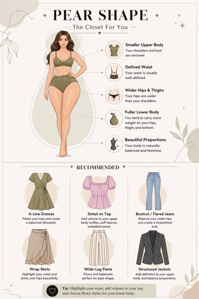 Understand the Pear Body Shape