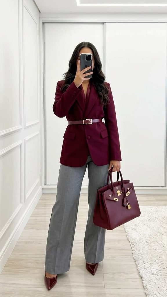  Classic Blazer and Tailored Trousers