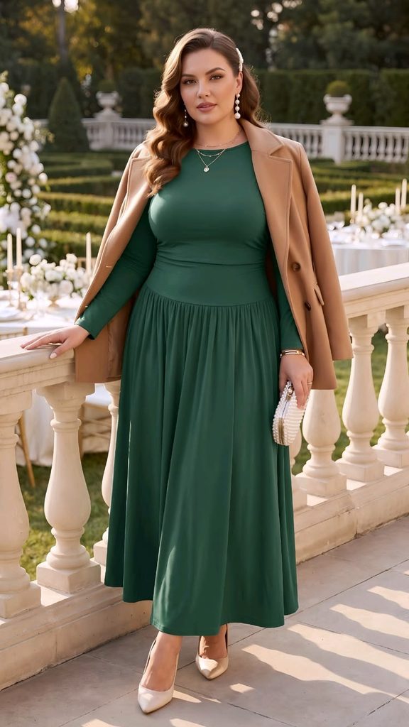 Elegant Maxi Dress With Minimalist Accessories
