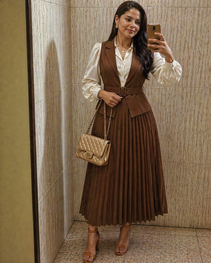 Try a Midi Skirt