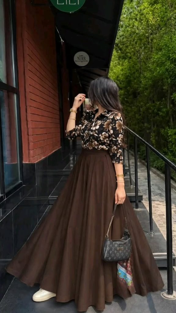 Maxi Skirt With a Matching Top
